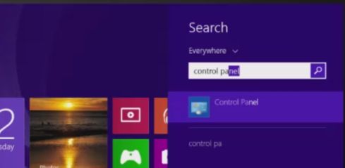 Description: [Image: Control Panel in Windows 8]