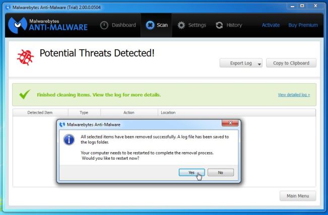 Istart как удалить с помощью malwarebytes